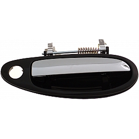 Help! By Dorman Exterior Door Handle - Plastic Silver Lever And Black Housing Single - 83508