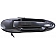 Help! By Dorman Exterior Door Handle - Plastic Black Single - 80349
