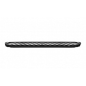 Romik USA Running Board Black Anodized Aluminum Stationary - 51817419