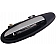 Help! By Dorman Exterior Door Handle - Plastic Silver Lever And Black Housing Single - 83509