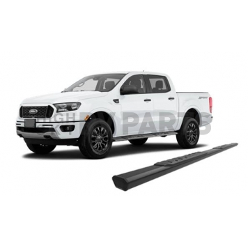 Black Horse Offroad Running Board Aluminum Stationary Black - E1269-13