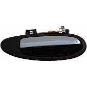 Help! By Dorman Exterior Door Handle - Plastic Silver Lever And Black Housing Single - 83511
