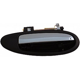 Help! By Dorman Exterior Door Handle - Plastic Silver Lever And Black Housing Single - 83511