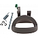 Help! By Dorman Exterior Door Handle - Plastic Silver Lever And Black Housing Single - 83512