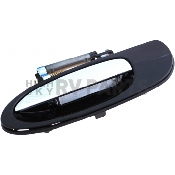 Help! By Dorman Exterior Door Handle - Plastic Silver Lever And Black Housing Single - 83514-2