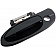 Help! By Dorman Exterior Door Handle - Plastic Black Single - 83516