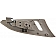 Help! By Dorman Interior Door Handle - Lever Plastic Gray Housing With Silver Lever Single - 82530