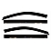 Auto Ventshade (AVS) Rainguard - Smoke Acrylic Set Of 4 - 94251