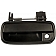 Help! By Dorman Exterior Door Handle - Plastic Black Single - 80361