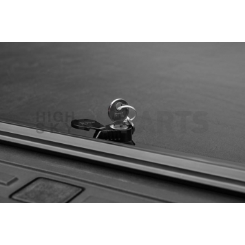 Roll-N-Lock Tonneau Cover Soft Manual Retractable Black Aluminum/ Vinyl - LG132M-8