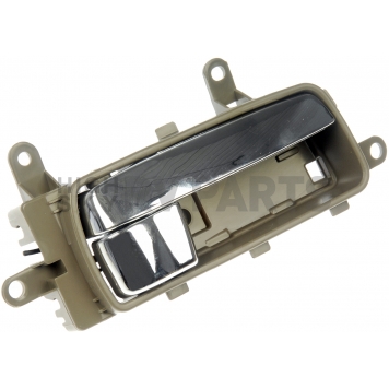 Help! By Dorman Interior Door Handle - Plastic Brown Housing With Silver Lever Single - 81554-2