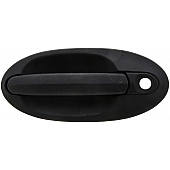 Help! By Dorman Exterior Door Handle - Plastic Black Single - 79105