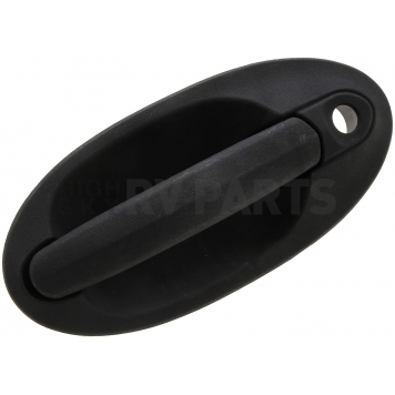Help! By Dorman Exterior Door Handle - Plastic Black Single - 79105-2