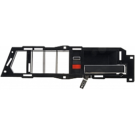 Help! By Dorman Interior Door Handle - Lever Metal Black Housing With Silver Lever Single - 77129