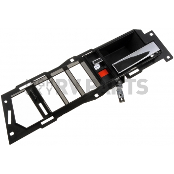 Help! By Dorman Interior Door Handle - Lever Metal Black Housing With Silver Lever Single - 77129-2