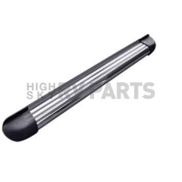 Romik USA Running Board Silver Aluminum Stationary - 21816418