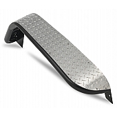 Warrior Products Fender Flare - Silver Aluminum Diamond Plate Set Of 2 - 7311