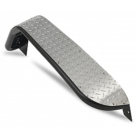 Warrior Products Fender Flare - Silver Aluminum Diamond Plate Set Of 2 - 7311