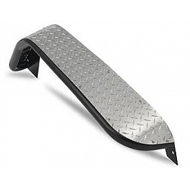 Warrior Products Fender Flare - Silver Aluminum Diamond Plate Set Of 2 - 7312