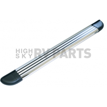 Romik USA Running Board Silver Aluminum Stationary - 21819418-1