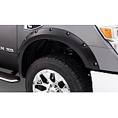 Bushwacker Fender Flare - Black Dura-Flex 2000 ABS Smooth Plastic Matte Set Of 2 - 7001802