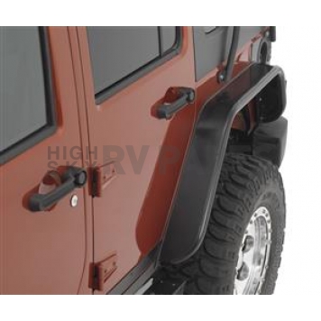 Warrior Products Fender Flare - Black Aluminum Powder Coated Set Of 2 - 7313PC