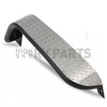 Warrior Products Fender Flare - Silver Aluminum Diamond Plate Set Of 2 - 7315