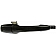 Help! By Dorman Exterior Door Handle - Plastic Black Single - 79443