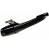 Help! By Dorman Exterior Door Handle - Plastic Black Single - 79443