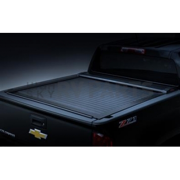 Pace Edwards Tonneau Cover Hard Manual Retractable Black Matte Powder Coated Aluminum - SWD2336