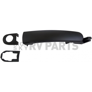 Help! By Dorman Exterior Door Handle - Plastic Black Single - 82971