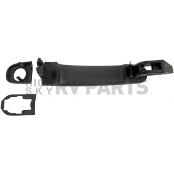 Help! By Dorman Exterior Door Handle - Plastic Black Single - 82971-1