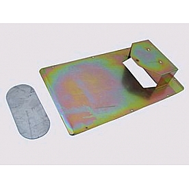 Street Scene Tailgate Handle Relocation Kit - Smooth Steel Silver - 95061126