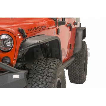 Fishbone Offroad Fender Flare - Black Aluminum Powder Coated Set Of 4 - FB33006-2