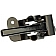 Help! By Dorman Interior Door Handle - Lever Plastic Black Single - 79516