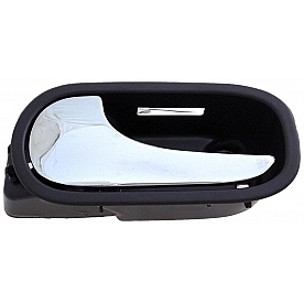 Help! By Dorman Interior Door Handle - Plastic Black Housing With Silver Lever Single - 81870