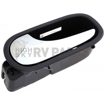 Help! By Dorman Interior Door Handle - Plastic Black Housing With Silver Lever Single - 81870-2