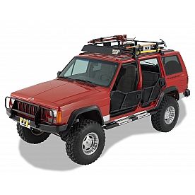 Warrior Products Running Board Black Powder Coated Steel Stationary - 7430