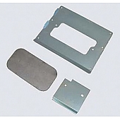 Street Scene Tailgate Handle Relocation Kit - Smooth Steel Silver - 95061150