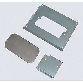 Street Scene Tailgate Handle Relocation Kit - Smooth Steel Silver - 95061150