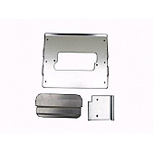 Street Scene Tailgate Handle Relocation Kit - Smooth Steel Silver - 95061151