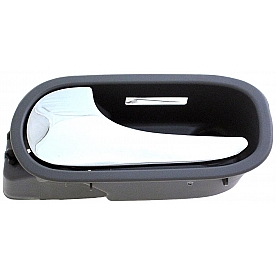 Help! By Dorman Interior Door Handle - Titanium Housing With Silver Lever Single - 81872