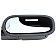 Help! By Dorman Interior Door Handle - Titanium Housing With Silver Lever Single - 81872