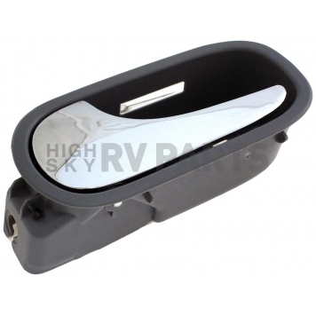 Help! By Dorman Interior Door Handle - Titanium Housing With Silver Lever Single - 81872-2