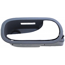 Help! By Dorman Interior Door Handle - Titanium Housing With Silver Lever Single - 81873