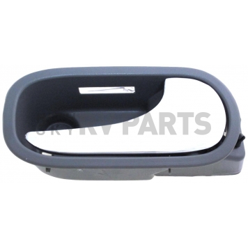 Help! By Dorman Interior Door Handle - Titanium Housing With Silver Lever Single - 81873