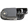 Help! By Dorman Interior Door Handle - Titanium Housing With Silver Lever Single - 81873