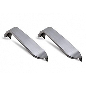 Warrior Products Fender Flare - Silver Steel Bare Set Of 2 - S7311RAW