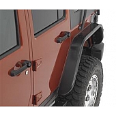 Warrior Products Fender Flare - Black Steel Powder Coated Set Of 2 - S7312