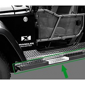 Warrior Products Running Board 250 Pound Capacity Aluminum Stationary - 7440